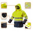 Geaca de lucru, poliester, impermeabila, galben, model Visibility, marimea XXXL/58, NEO