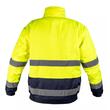 Geaca de lucru, vesta, 3 in 1, reflectorizanta, poliester, galben, model Hi-Vis, marimea M/50
