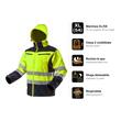 Geaca de lucru reflectorizanta Visibility, galben, marimea XL/56, NEO - caracteristici