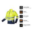 Geaca de lucru reflectorizanta NEO Visibility marimea M/50, pictograme: clasa 2 EN ISO 20471, 60% bumbac, 260 g/mp, mansete reglabile