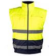 Geaca de lucru, convertibila in vesta, 3 in 1, maneci detasabile, reflectorizanta, poliester Oxford, galben si bleumarin, model Hi-Vis, marimea XL/54, NEO