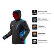Geaca de lucru softshell HD Plus, cu gluga, negru, marimea L/52, NEO - caracteristici