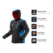 Geaca de lucru softshell HD Plus, cu gluga, negru, marimea S/48, NEO - caracteristici