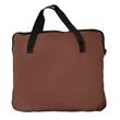 Geanta pentru transport caine/pisica, maro si bej, material Oxford, PVC, impermeabila, pliabila, marimea S-M, 61x46x51 cm