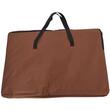 Geanta pentru transport caine/pisica, maro si bej, material Oxford, PVC, impermeabila, pliabila, marimea S-M, 70x51x59 cm