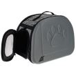 Geanta pentru transport caine/pisica, spuma EVA, gri, max 6 kg, 43x27x32 cm 