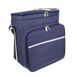 Geanta picnic, termica, impermeabila, cu maner, albastru, 35x23x35 cm, Isotrade