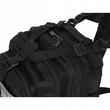Ghiozdan/rucsac tactic, 5 compartimente, poliester 600D, negru, 26 L, 28x16x44 cm, Trizand