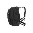 Ghiozdan/rucsac tactic, 5 compartimente, poliester 600D, negru, 38 L, 37x29x55 cm, Isotrade