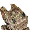 Ghiozdan/rucsac tactic, cu 3 compartimente detasabile, poliester 600D, 45 L, 50x16x60 cm, Isotrade