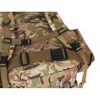 Ghiozdan/rucsac tactic, cu 3 compartimente detasabile, poliester 600D, 45 L, 50x16x60 cm, Isotrade