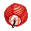 Ghirlanda solara, lampioane chinezesti, LED, 2V, 10 buc, 2 moduri iluminare, IP44, 7.5 cm, 3 m 