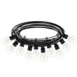 Ghirlanda tip sirag de becuri, LED, 220-240V, IP44, 6 cm, 4.65 m