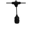Ghirlanda tip sirag de becuri exterior/interior, 15 LED, 21 moduri iluminare, multicolor, 220-240V, IP65, 15 m