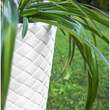 Ghiveci de flori MATUBA slim, 40x78 cm, alb, Prosperplast