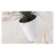 Ghiveci decorativ de flori, rotund, alb, 18/37 L, 38.8x43.6 cm, Sand