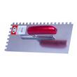 Gletiera inox, zimti, 12x12 mm, maner lemn, 28x13 cm, Olejnik
