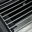Gratar camping, grill dreptunghiular, cu gaz, 2 arzatoare, capac, termometru, 55x46.5x41 cm