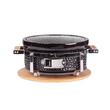Gratar cu carbuni, grill rotund, ceramic, Hibachi, 31x19.5 cm, Perfect Home