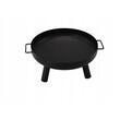 Gratar de gradina cu carbuni, grill rotund, trepied ajustabil, 64.5x64.5x150 cm, Chomik