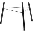 Gratar gradina cu carbuni, grill rotund, 33.5 cm, 38x38x55 cm, Fabio