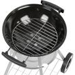 Gratar gradina cu carbuni, grill rotund, cu roti, capac, rafturi, 34.5 cm, 36x46.5x71 cm, Pluto