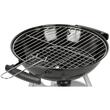 Gratar gradina cu carbuni, grill rotund, cu roti, capac, rafturi, 34.5 cm, 36x46.5x71 cm, Pluto