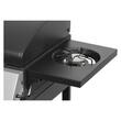 Gratar gradina pe gaz, grill dreptunghiular, 2+1 arzatoare, 9.9 kW, cu roti, capac si rafturi, 97x60x100 cm, Valencia, Strend Pro