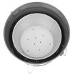 Gratar gradina, tip galeata, grill rotund, metalic, cu maner, 27x22 cm, BBQ Finch 