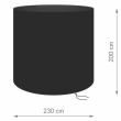 Husa impermeabila, pentru scaun leagan suspendat, 230x200 cm, SPRINGOS