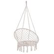 Hamac brazilian, tip scaun, Springos, crem, max 150kg, 79x80x120 cm
