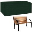 Husa protectie banca gradina, polietilena, verde, 160x75x77 cm 