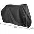 Husa protectie bicicleta/scuter, Trizand, poliester, impermeabila, negru, 190x68x110 cm