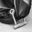 Husa protectie bicicleta/scuter, Trizand, poliester, impermeabila, negru, 190x68x110 cm