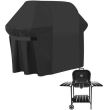 Husa protectie gratar gradina, impermeabila, neagra, 130x75x131 cm