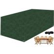Husa protectie mobilier gradina, polietilena, verde, 240x180x100 cm, Isotrade