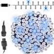 Instalatie luminoasa de Craciun, exterior/interior, 500 LED, cu efect FLASH, alb rece, IP44, 25 m, Jumi