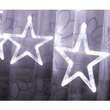 Instalatie luminoasa tip perdea, model stea si luna, alb rece, 8 moduri iluminare, interior-exterior, IP44, 138 LED, 2.5 m