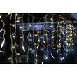 Instalatie luminoasa tip perdea, exterior/interior, 500 LED, cu efect FLASH, alb cald, IP44, 7.4 m, Jumi