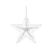 Instalatie luminoasa tip perdea, model stea mare, alb cald, 8 moduri iluminare, interior-exterior, IP44, 138 LED, 2.5 m