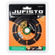 Disc diamantat segmentat, 125x1.0 mm, pentru lemn, PAL, PVC, JUFISTO