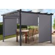 Jaluzea/paravan pentru pergola, gri, 120x225 cm