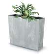 Jardiniera decorativa, Urbi Case Beton Effect, 58x18x49.8 cm, gri deschis, Prosperplast