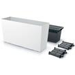 Jardiniera decorativa, alb, 77x23.5x40.6 cm, 27 L, Urbi Case M