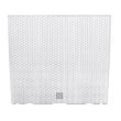Jardiniera decorativa, imitatie ratan, alb, 58x18x49.8 cm, Rato Case