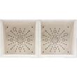 Jardiniera decorativa, efect lemn, alb, 63 L, 80x40x37 cm, Madera Case Eco Wood