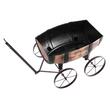 Jardiniera/vas de flori tip butoi cu carucior, 41.5x29x19 cm, Strend Pro - interior si maner