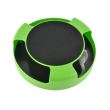 Jucarie pentru pisica, interactiva, tip farfurie, cu soricel, verde si negru, 25x6.5 cm