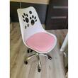 Scaun de birou, Artool, Print, rotativ, PP, alb si roz, 50x57x93.5 cm