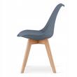 Scaun stil scandinav, Artool, Mark, PP, lemn, grafit, 49x43x82 cm